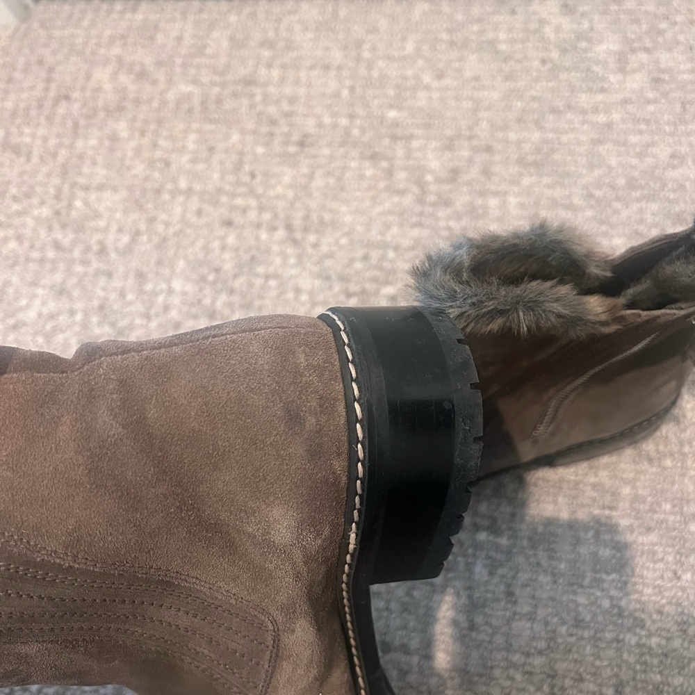Stuart Weitzman Stormy Faux Fur Trim Boot - Picture 5 of 7